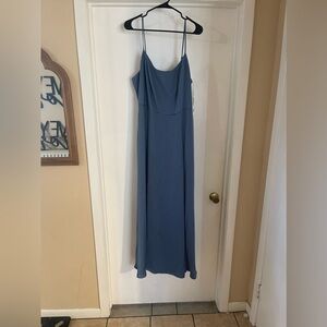 David’s Bridal Satin Bridesmaids Dress